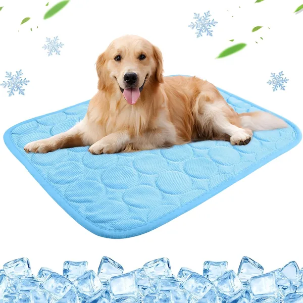 ZOSIGN Alfombra Refrescante para Perros, 70x55CM Manta Refrescante para Mascotas, Frescura en Verano, Impermeable