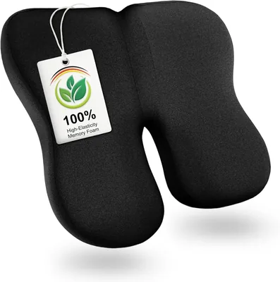 Cuscino per Sedia Ufficio Ergonomico - Memory Foam con Appertura Coccyx, Adatto per Auto e Gaming