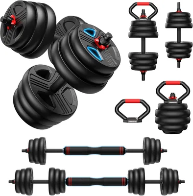FEIERDUN 22/33.1/44.1/55.1/66.1/40kg Multifunkzionella Väghul, Set av 2 | Hemgymväg | Kettlebell & Push Up