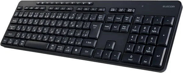 Elecom TK-QT11FDMABK Wireless Keyboard