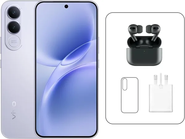 vivo V70 FE 5G (SILVER, 8GB+256GB) 120Hz AMOLED |32MP Selfie Camera |7000 mAh | IP69
