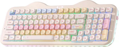 YUNZII C98 Beige Wireless Mech Keyboard 20% Off