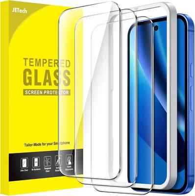JETech Schermbeschermer voor Google Pixel 10a, 9H Temperd Glas Film met Eenvoudig Installatietool, Vingerafdrukbestendig, Best Deal
