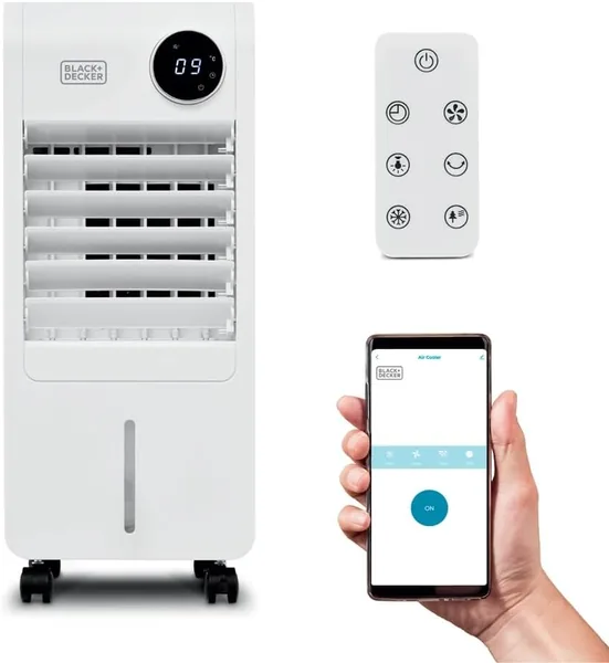 BLACK+DECKER Smart Digital Air Cooler BXAC65014GB White