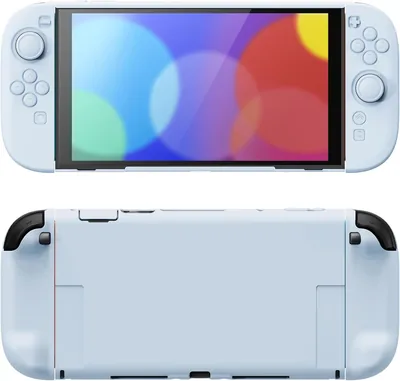 PlayVital Solid Kleuren Serie Beschermende Hoes voor Nintendo Switch 2 (2025), Anti-krash Hard Schaal Docking Grip Hoes met Fo