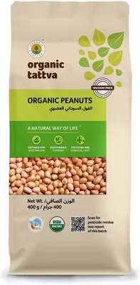 Organic Tattva Peanuts 400 g - Best Deal