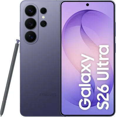 सैमसंग गैलेक्सी एस26 अल्ट्रा 5G (कोबाल्ट वायलेट, 12GB रैम, 256GB स्टोरेज) के साथ बिल्ट-इन प्राइवेसी डिस्प्ले, AI फ़ोन, फ़ोटो असिस्ट, 