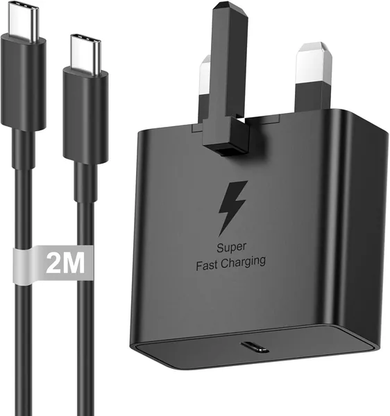 45W USB C Charger Fast Charge for Samsung Galaxy S25 Ultra/S24/S23/S22/S21/S20FE/S10/A53/A54/A55/A13
