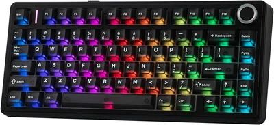 EPOMAKER x AULA F75 Wireless Gaming Keyboard 10000mAh, RGB, PBT, Creamy Sound