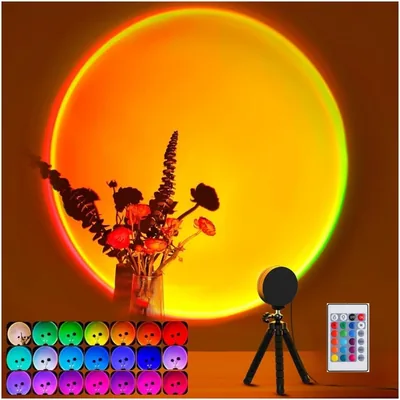 Sunset Lamp Projection Rotation LED Night Light
