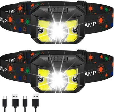 Wanocean Head Torch 17% Off - Waterproof LED Headlamp