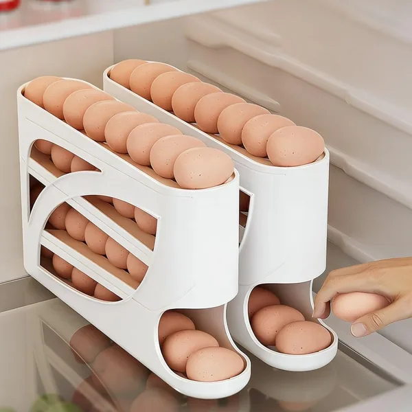 Automatic Rolling Egg Dispenser for Refrigerator