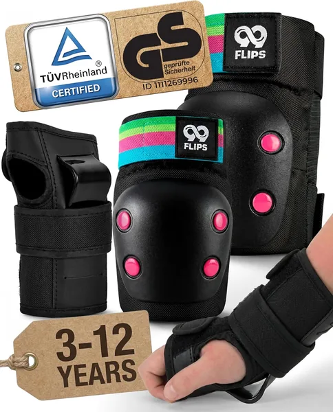 99FLIPS Skates Protection for Girls Children's Knee Pads