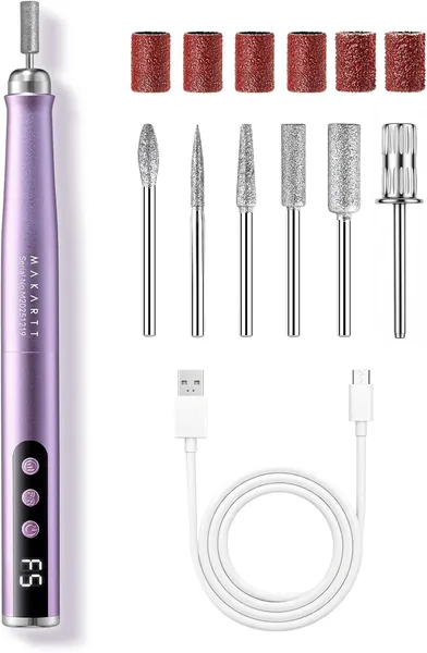 Makartt Pen-Shaped Rechargeable Nail Drill for Beginners