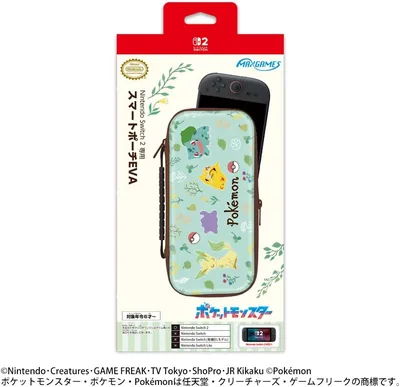任天堂スイッチ 2 専用 スマートポーチ エヴァ ポケモン ボタニカルガーデン 9%オフ
