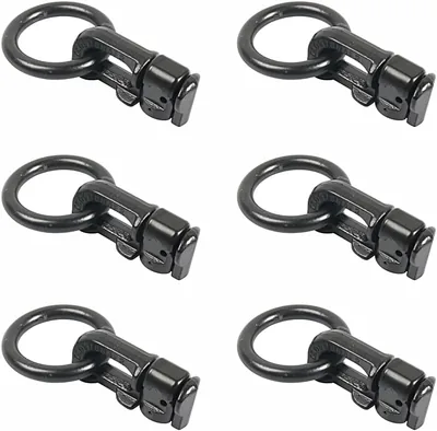 6Pcs L-Track Tie Down Fittings - 15% Off