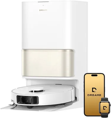 dreame L50 Ultra CE Robot Vacuum and Mop,25,000Pa Suction, Auto-Empty & Self-Cleaning Mop,80°C Hot W