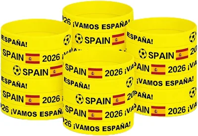 Bracciales de animadoras YESAH Silicona 2026 Copa del Mundo Adulto - Mejor Oferta