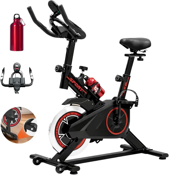 Bicicleta Ergométrica Spinning Silenciosa e Ajustável - 17% de Desconto