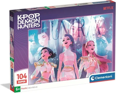 Puzzle K-Pop Démons Chasseurs 104 pièces 48.5 x 33.5 cm pour enfants dès 6 ans