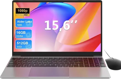 MAXLEGEN 15.6" Laptop - Quad Core N95, 16GB RAM