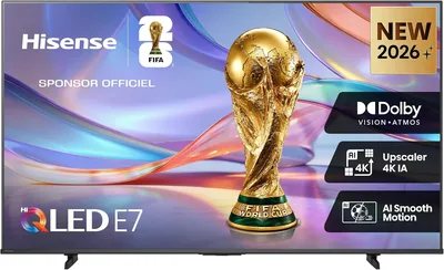 Hisense 43E7DS TV QLED 4K 43" - E7DS Series - Dolby Vision IQ, Game Mode Plus, 120Hz HSR, Smart TV Best Deal