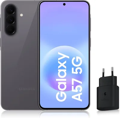 Samsung Galaxy A57 5G - Téléphone intelligent Android 5G avec IA pour tous, 256 Go, 8 Go RAM, Chargeur rapide 25W inclus, Débloqué