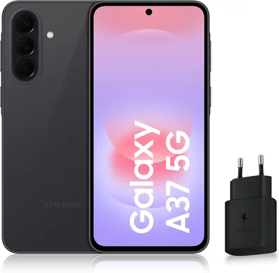Samsung Galaxy A37 5G - Téléphone portable 128 Go, 6 Go RAM, chargeur rapide 25W, 4.3/5 étoiles (16 avis)