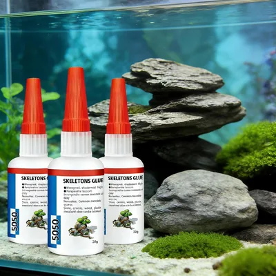 Aquarium Plantor, 3st Kleva, Korallkleva, Liquid Adhesiv - 80% Off
