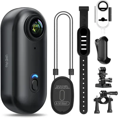 4K Action Camera Mini Vlogging Waterproof Underwater Camcorder Hands-Free POV Best Deal