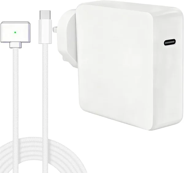 96W Mac Book Air Pro Charger - M5 M4 M3 M2 M1 2026 2025 2024 2023 2022 2021, USB C to Magnetic 3 Latop Charger, Compatible With MacBook Air15/13 MacBook Pro16/14 Inch