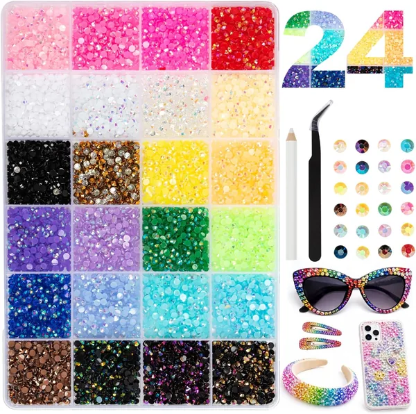 Vinuwu Bedazzling Kit 24 Colors 5% Off