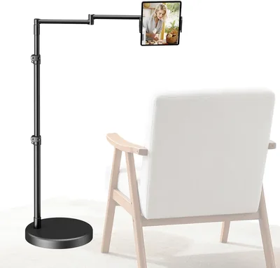 Elitehood Aluminum iPad Bed Stand with Swivel Arm