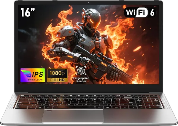 NAIKLULU 16 Inch Laptop R7 5825U