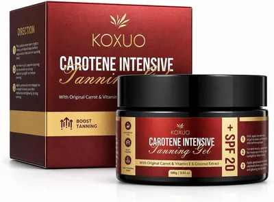 Carotene Tanning Gel 10% Off - Deep Bronze Glow