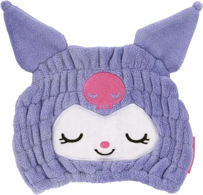 Skater Absorbent Quick-Drying Towel Cap for Hair Drying - Sanrio Kuromi Nemunemmu TOC11-A