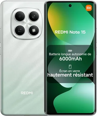 Xiaomi Redmi Note 15 NFC Smartphone, 6+128GB, Verde, Cámara 108MP, IP64, 120Hz, Mediatek Helio G100 Ultra, Android 15, Rápido. Mejor Oferta