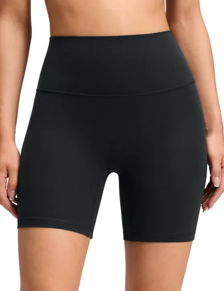 CRZ YOGA Butterluxe No Front Seam Biker Shorts 6
