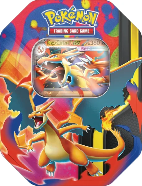 Pok mon: Pok mon TCG: Mega-Charizard and ex TCG Pok mon Mega-Charizard Tin