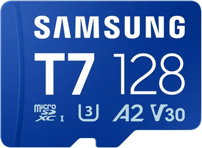 Samsung T7 microSD Karte 128GB - Speicherkarte für Mobile Spiele