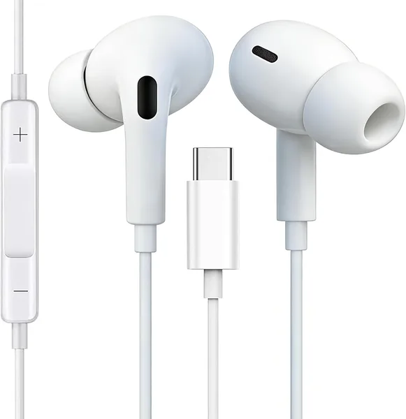 Type C Earphones, Wired Earphones, Compatible with iPhone 17/16, 2026 Version