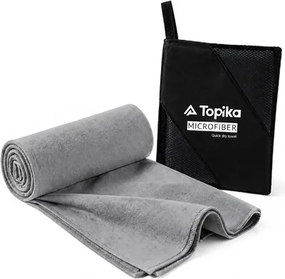Topika Quick Dry Microfiber Towel 180x80cm Super Absorbent Bath Towel Large Shower Towels Lightweight Travel G, Best Deal