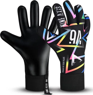 NINE AXIS Football Goalie Gloves Latex Palm