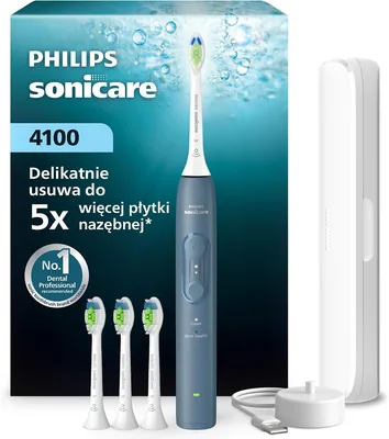 Philips Sonicare z serii 4100 z czujnikiem siły nacisku, 4 ustawienia szczotkowania