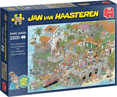 Jan van Haasteren Greetings from the Mediterranean Sea Puzzle