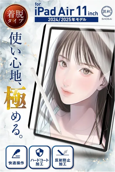 Takusai M4/M3/M2 Film Magnetic Kent Paper Type for iPad Air 11 inch