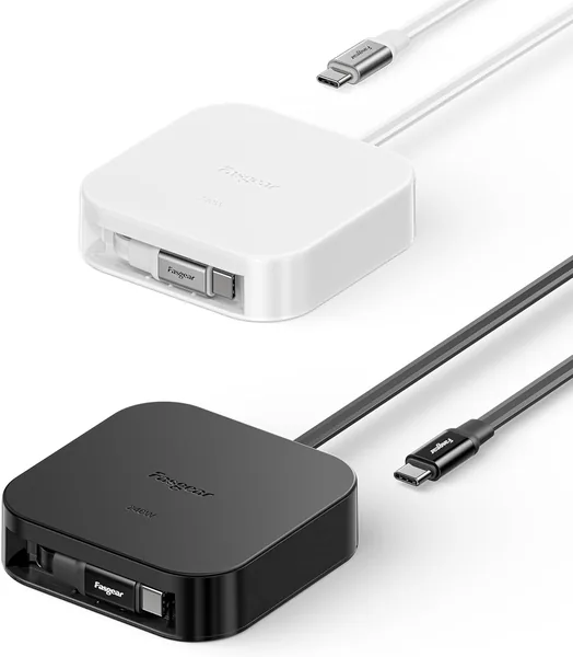 Fasgear 240W USB C to USB C Retractable Cable