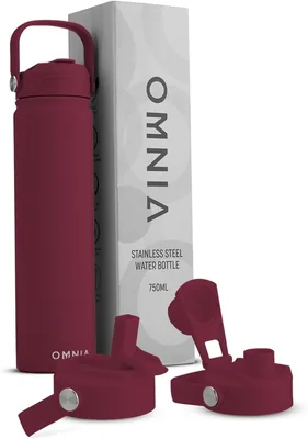 OMNIA NutriFlask 2L Vacuum Bottle - 2 Lids