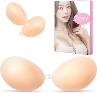 Lovelu シリコンブラ ブラパッド 水着 ドレス 胸パッド 盛れる 谷間 防水 ランジェリーセット | Best Deal