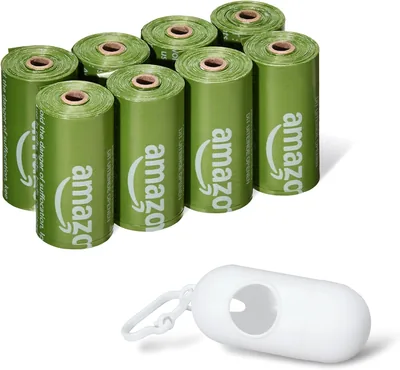 Basics Dog Poop Bags 120 Count Leakproof Green Best Deal